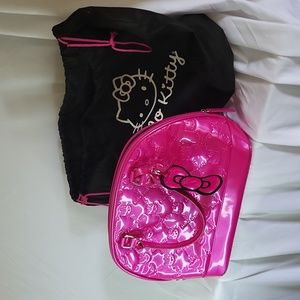 Hello Kitty Loungefly hot pink bowling bag With dustbag good condition